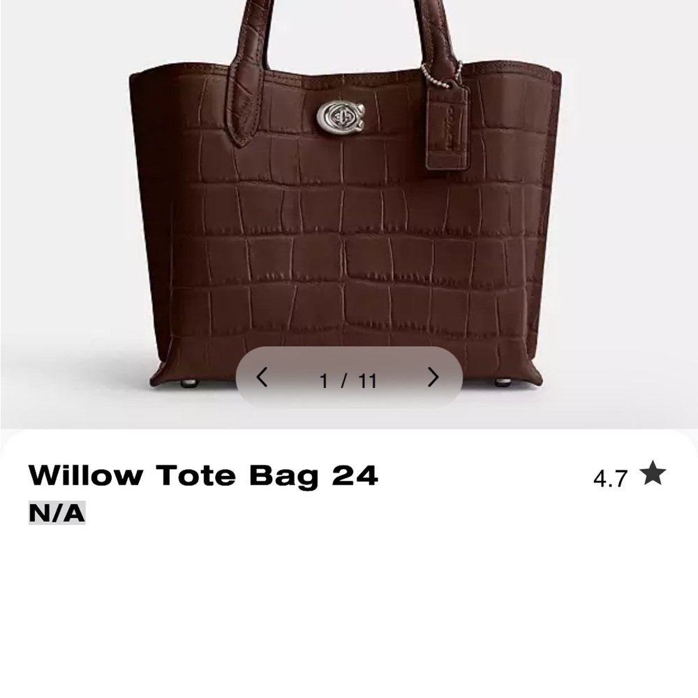 Coach Brown Crossbody Bag with Luxurious Leather